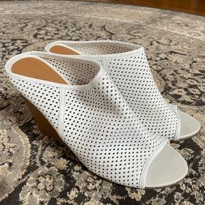 Kenneth Cole Perforated Mules